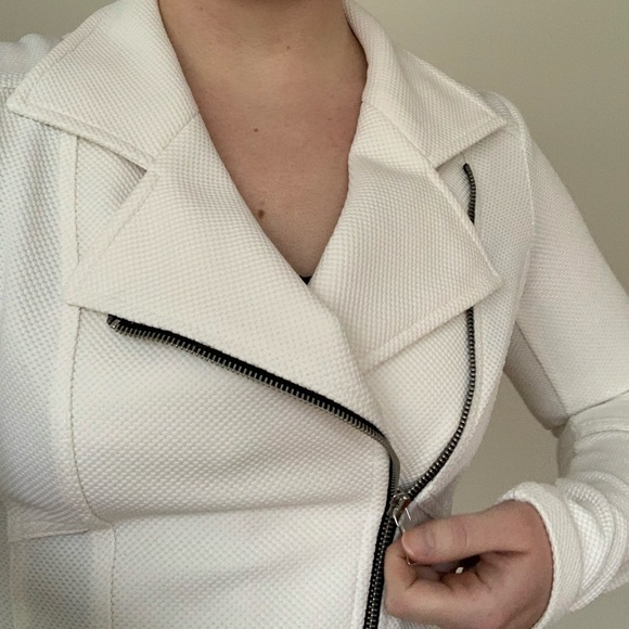 Express White Moto Jacket - Picture 9 of 14